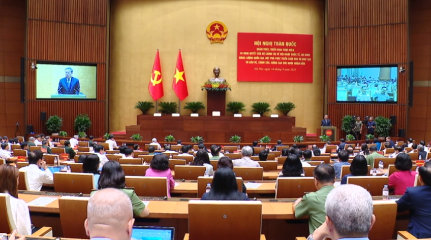 Hội nghị toàn quốc quán triệt 4 Nghị quyết của Bộ Chính trị
