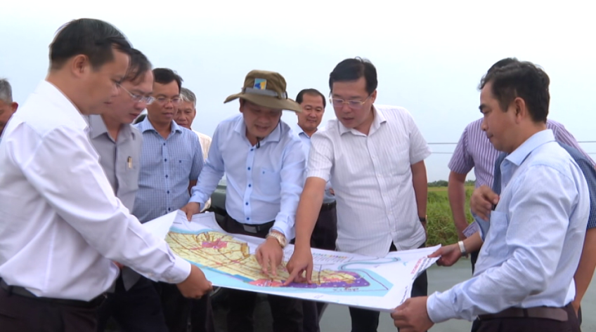 Bí thư Tỉnh ủy Lê Quốc Phong kiểm tra các dự án, công trình trọng điểm