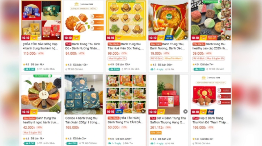 Người Việt chi gần 52 tỷ đồng mua bánh Trung thu online