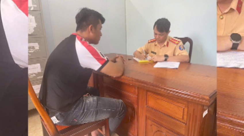 Xử phạt thanh niên bốc đầu, nẹt pô