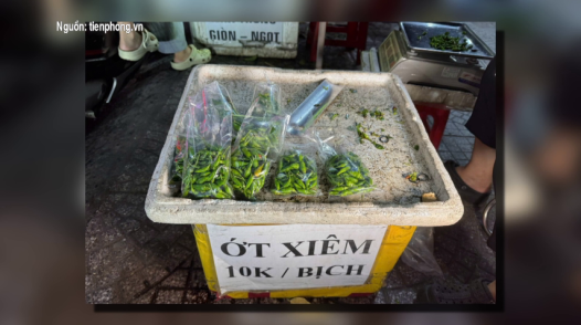 TP. HCM xuất hiện nhiều điểm bán lẻ ớt tươi