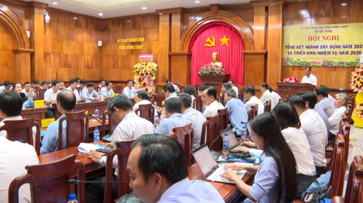 Ngành xây dựng Đồng Tháp giải ngân đạt 100%