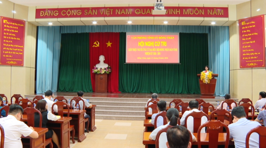 Bí thư tỉnh ủy Đồng Tháp được giới thiệu ứng cử đại biểu HĐND khóa mới