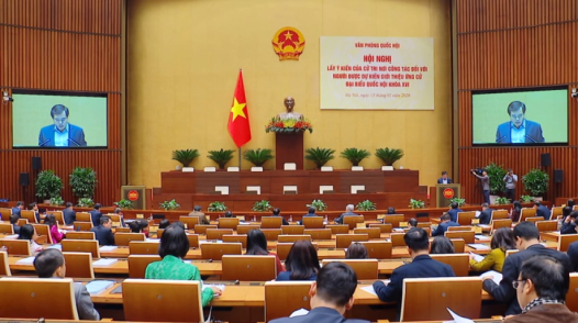 Lấy ý kiến cử tri đối với 122 người ứng cử đại biểu Quốc hội