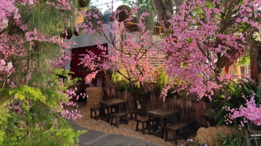 Hàng quán thay áo mới đón Tết