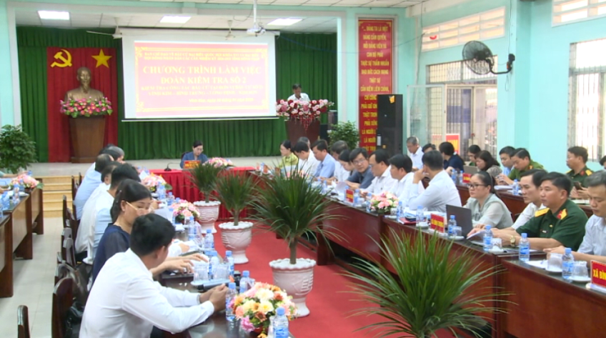 Lãnh đạo tỉnh Đồng Tháp kiểm tra công tác bầu cử