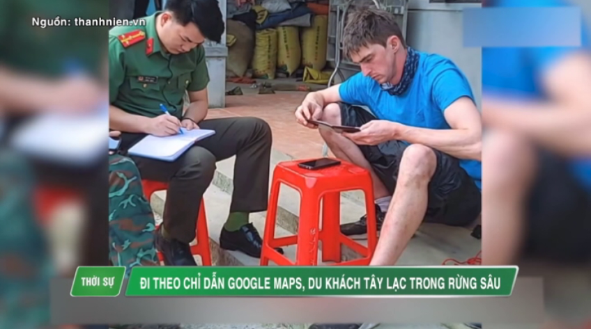 Đi theo chỉ dẫn của google maps, du khách Tây lạc trong rừng sâu