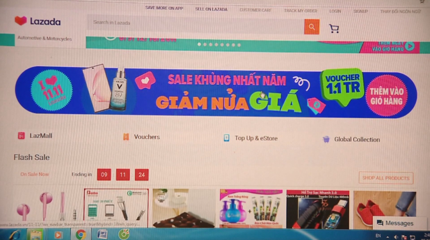 Các sàn thương mại tăng phí