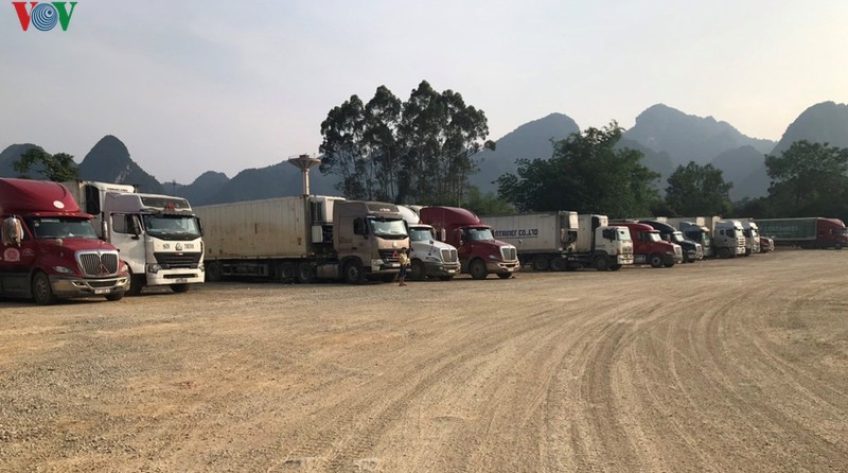 Bắt đầu xuất hiện tình trạng ùn ứ hàng hóa tại các cửa khẩu ở Cao Bằng